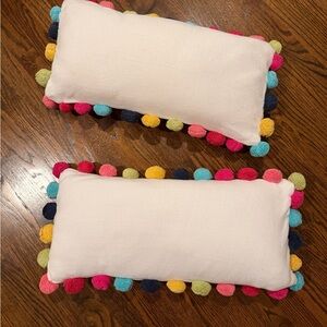 Pottery Barn Teen Pom-Pom Accent Pillows